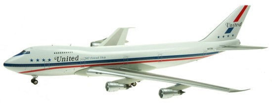 Aircraft Boeing B747-100 UNITED AIRLINES  -  STARS AND BARS POLISHED